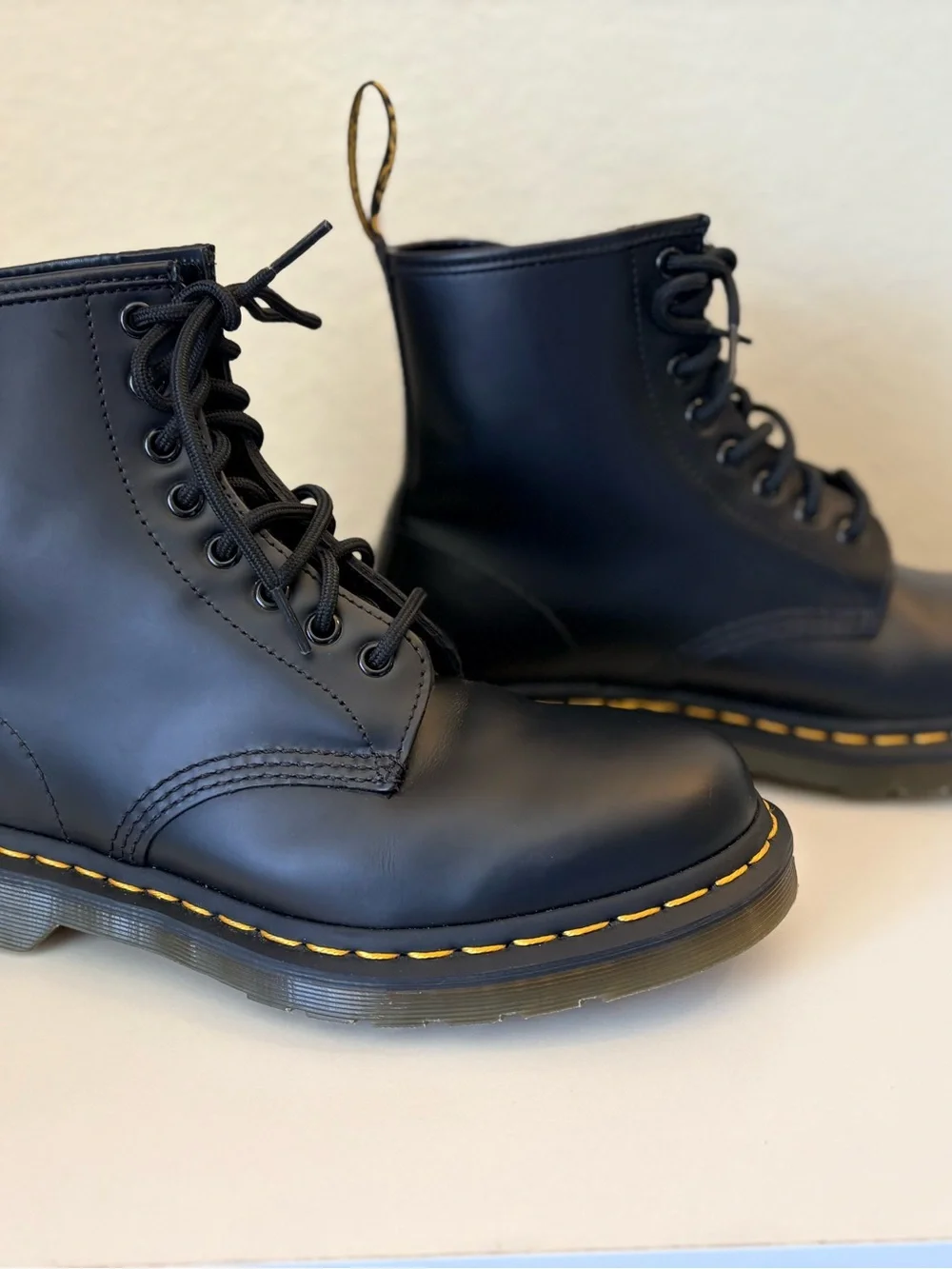 New Dr. Martens 1460 Black Leather Boots   Men’s 7 Women’s 8